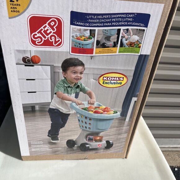 Step2 Little Helper's Shopping Cart - Blue Kohl’s Exclusive - Picture 1 of 6